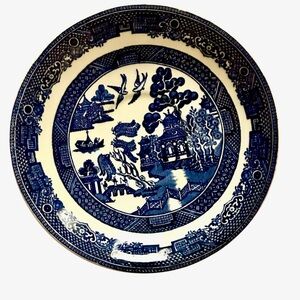 Johnson Brothers China England Blue Willow Saucer